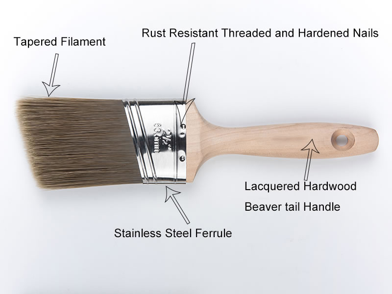 angled paint brush for cutting in