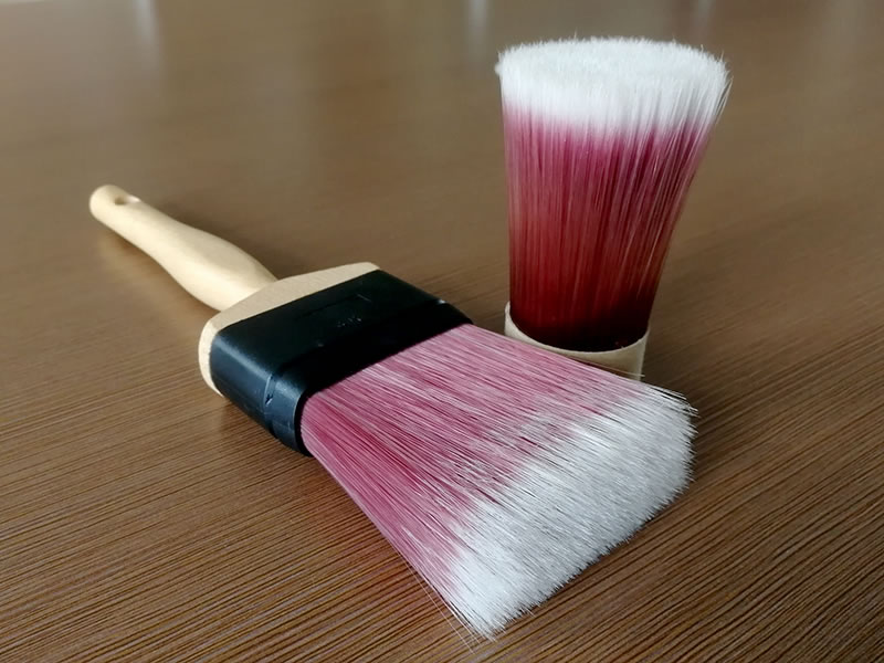 physical tapered filament for paint brush