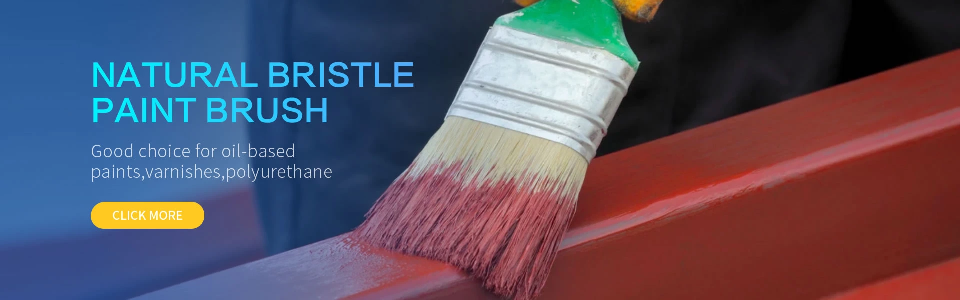 Baoding YingTeSheng Bristle and Brush Making Co., Ltd. Natural Bristle Paint brush banner