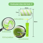 Double green stripe no dead angle roller brush