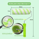 Double green stripe no dead angle roller brush