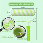 Double green stripe no dead angle roller brush