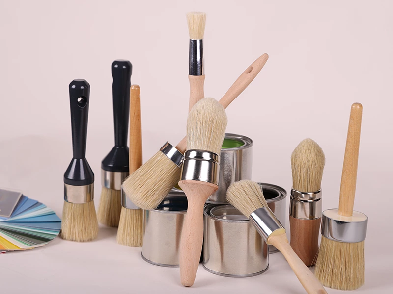 Chalk paint brushes natural bristle for furniture painting