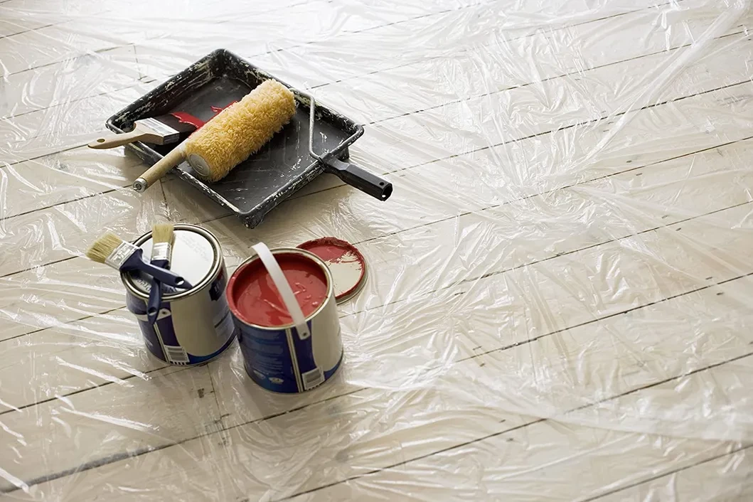 Disposable Plastic Drop Cloth for Indoor and Outdoor Painting
